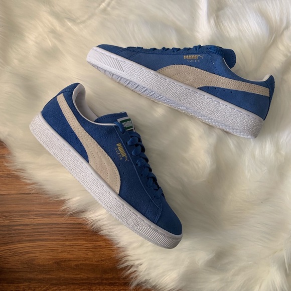 NEW Puma sneakers BLUE SUEDE - Picture 3 of 5